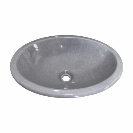 007 Cuba Oval Embutir Cinza