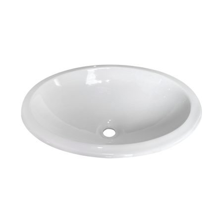 008 Cuba Oval Sobrepor Branca