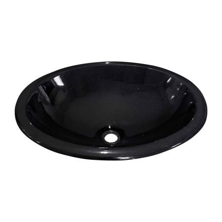 008 Cuba Oval Sobrepor Preta