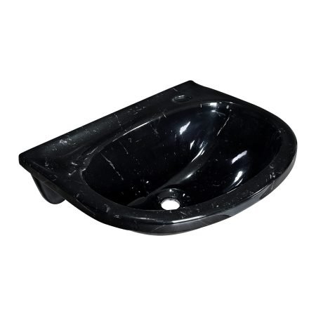 012 Lavatório de Parede Preto P2