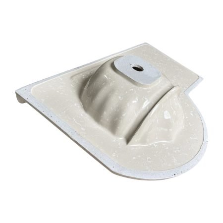 016 Lavabo Sênior Concha Bege Contraforma