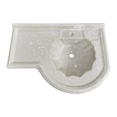016 Lavabo Sênior Concha Bege