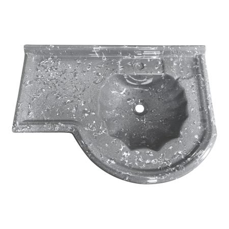 016 Lavabo Sênior Concha Cinza