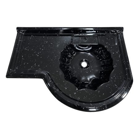 016 Lavabo Sênior Concha Preto