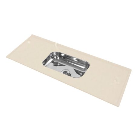 019 Pia Marm Sint Cuba Inox - Bege - Marmodelta