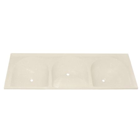 032 Tanque Triplo Luxo - Bege - Marmodelta